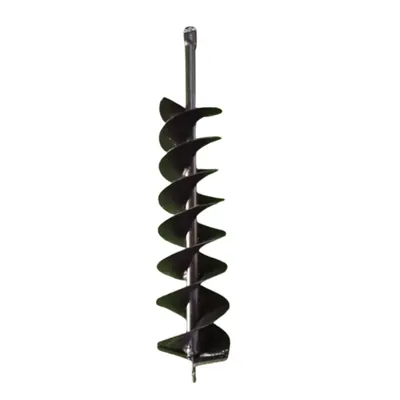 ZEYANG 6 Inch Double Spiral Auger Bit For 2 Stroke & 4 Stroke For Earth Auger/ Post Hole Digger Machine, EA-036