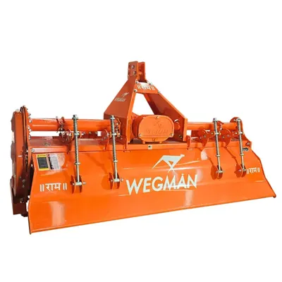 WEGMAN 6 ft Rotavator (Semi Champion Plus) with 48 Blades Suitable for 45 HP to 60 HP Tractors (Type-Gear Box, Multi Speed)