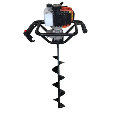 Vi Power Gold 63 CC 2 Stroke Earth Auger / Post Hole Digger Machine With 6 Inch Bit, VP 830