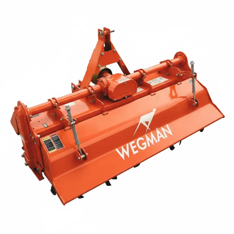 WEGMAN 7 ft Regular Plus Rotavator with 60 Blades Suitable for 50 HP to 65 HP Tractors (Type-Gear Box, Multi Speed)