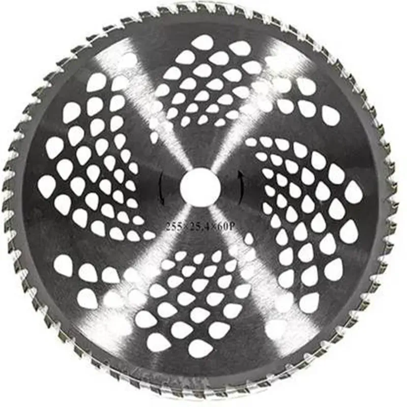 Orezen 60 Teeth Alloy Steel TCT Blade With Diamond Cut For Brush Cutter, BC-166 (Quantity-1 Piece)