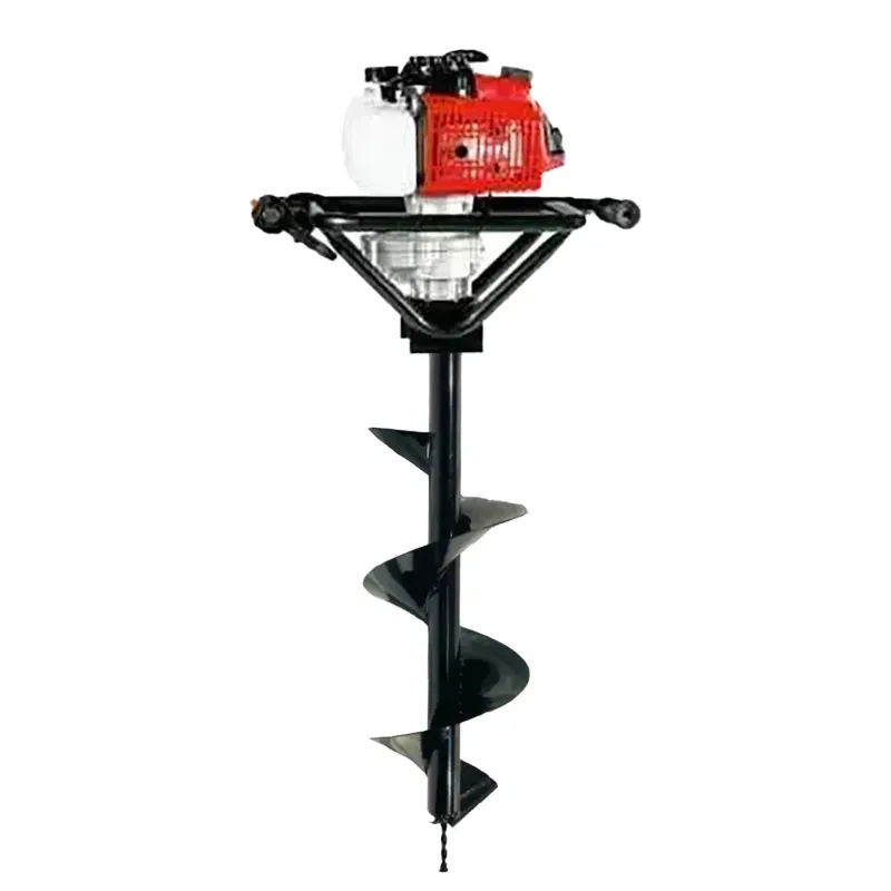 Greenleaf 63-cc 2-stroke Petrol Earth Auger with 10 Inch Auger Bit / Post hole digger Machine