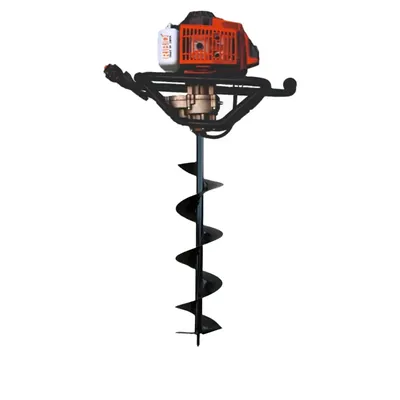RBD Professional 63 CC 2-Stroke Petrol Earth Auger & Post Hole Digger with 6-Inch Bit