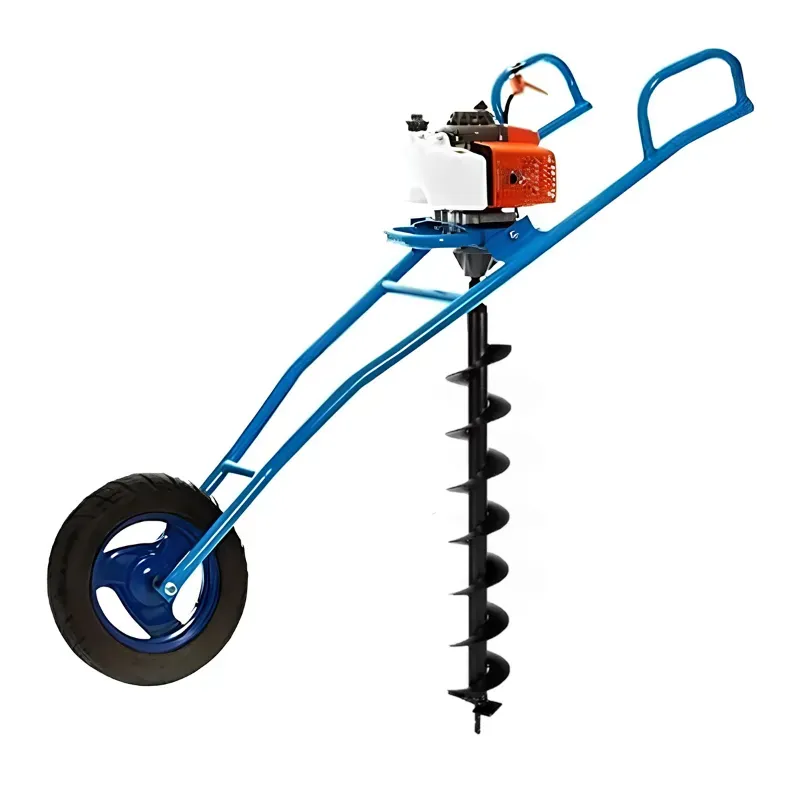 Greenleaf 63-cc Trolley Type Earth Auger / Post hole digger with 4 Inch Auger Bit