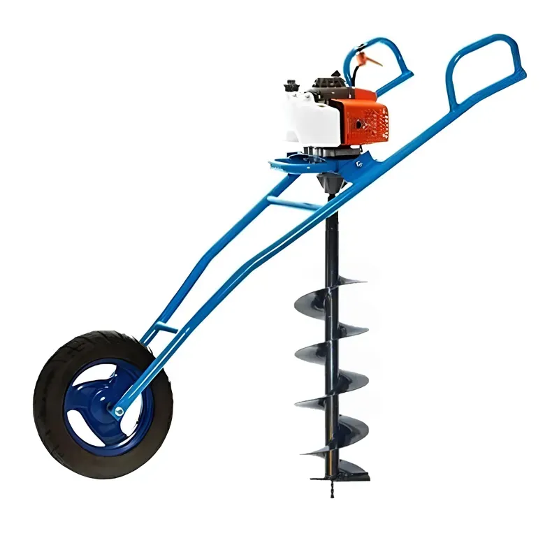 Greenleaf 63-cc Trolley Type Earth Auger with 8 Inch Auger Bit