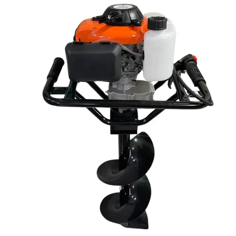 NATRAJ 4 Stroke 52 CC Petrol Engine Earth Auger Machine With 8 Inch Drill Bit, AS-655