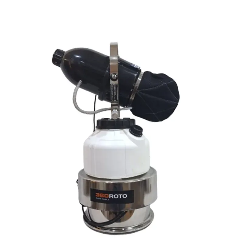 Fogg Pro (PLFD) 6 L Plastic Tank ULV Fogger With Digital Timer and 360 Rotating Turntable For Hospital/Hotel/Mall
