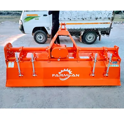 Farmcan 7 ft Bahubali Rotavator with 48 Blades Suitable for 45 HP to 60 HP Tractors (Type-Gear Box, Multi Speed)