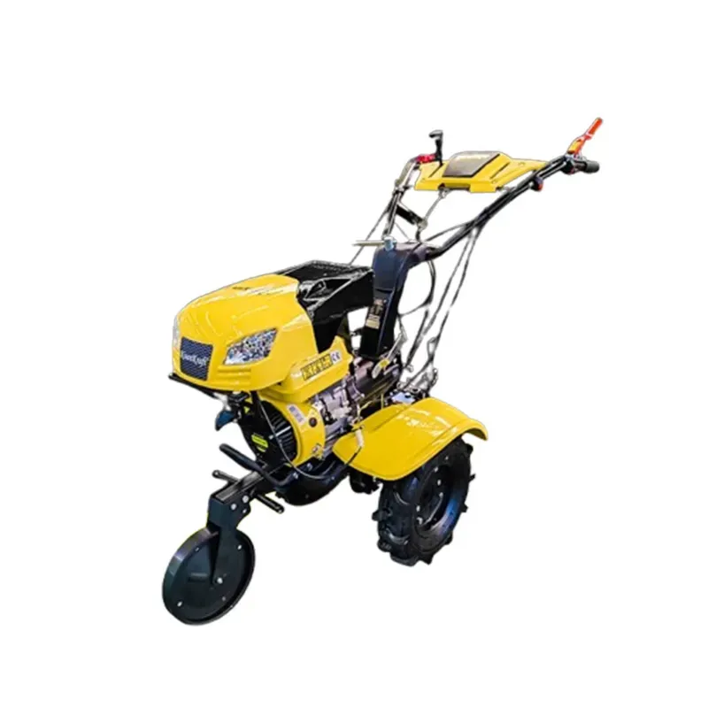 KisanKraft KK-IC-312P, 7 HP 212 CC Petrol Power Tiller With Dual LED Headlight And Ridger