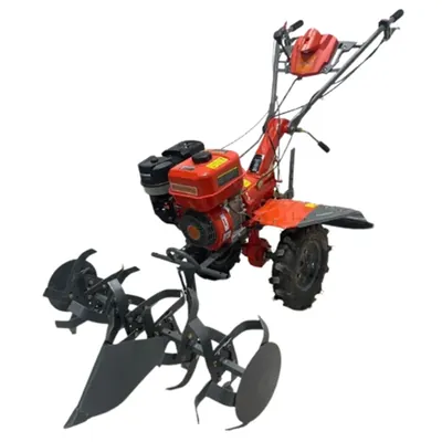 Jaiveer 7 HP 4-Stroke Petrol Power Weeder with Free Ridger Attachment, Agricultural Tiller