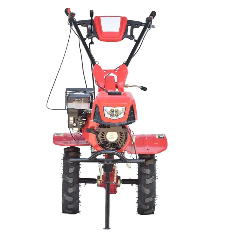 VSAN Agro red bull 3.0, 7 HP Petrol Power Weeder With LED Head Light for Agriculture