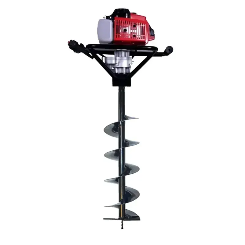 RBD 72 CC Petrol Operated Earth Auger & Post Hole Digger with 8-Inch Drill Bit
