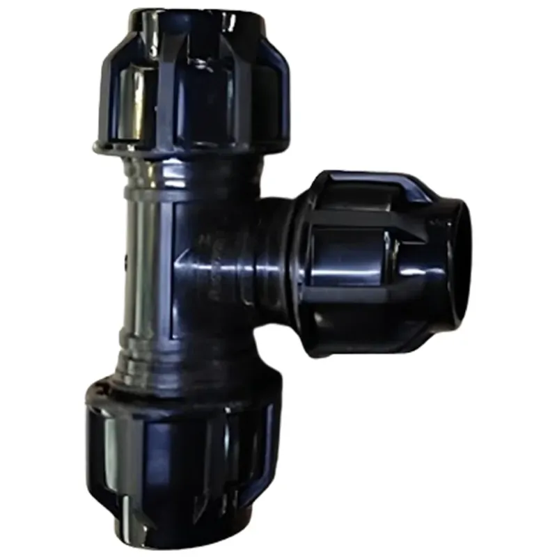 75 mm 3 Way Tee Corner PP Compression Pipe Fittings Irrigation for Water Supply (Pack of 2)