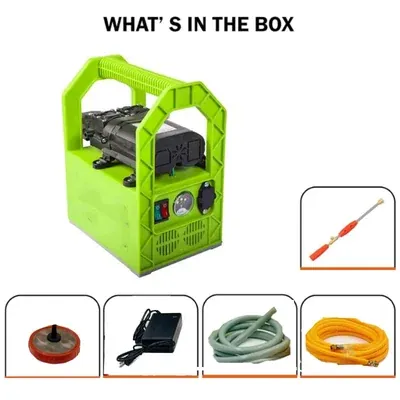 GROWELL 12 V/ 16 Ah, 250 PSI Double Motor Portable Battery Sprayer With 10 m Delivery Pipe