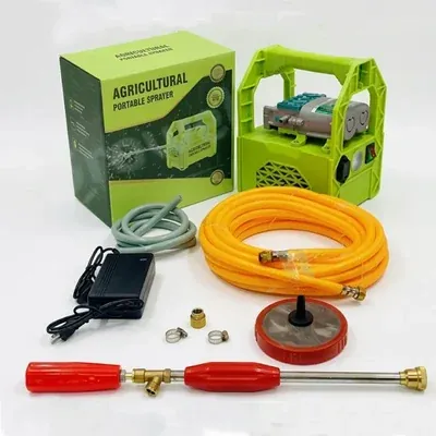 GROWELL 12 V/ 16 Ah, 250 PSI Double Motor Portable Battery Sprayer With 20 m Delivery Pipe