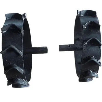 2 Pcs of 12 Inch Iron Wheel for 5 to 9 HP Diesel Power Tiller