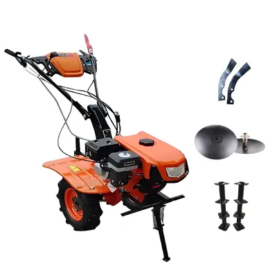 MITSUYAMA MY-470G-HL, 7 HP Petrol Operated Power Weeder of 4 Stroke, with Headlight Used for Weeding in All Types of Agriculture Crops