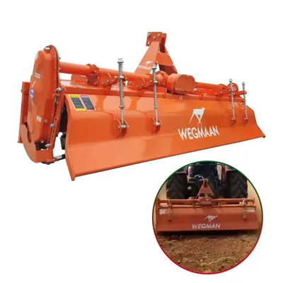 WEGMAN 8 ft Rotavator with 54 Blades Multi-Speed (Regular Plus) Suitable for 55 HP to 70 HP Tractors