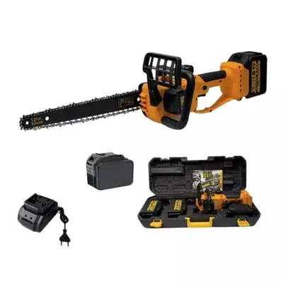 XLNT 12 Inch 21 V Battery Operated Chainsaw With Dual Battery And Charger XTMLC15712
