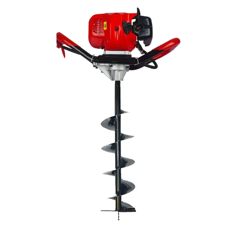 Vi Power Gold 52 CC 2 Stroke Earth Auger / Post Hole Digger Machine With 8 Inch Bit, VP 720
