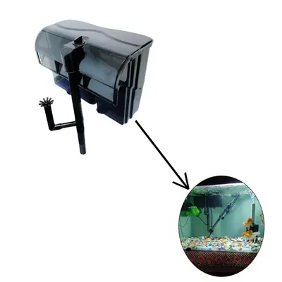 Sunsun HBL-701 8-Watt Hang On Undergravel Aquarium Filter