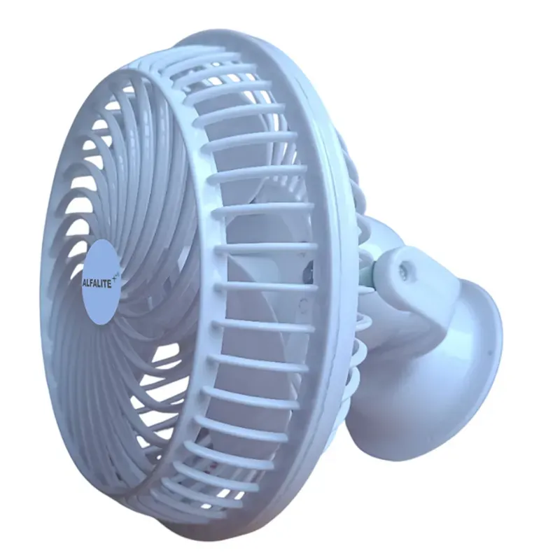 ALFALITE 18 W High Speed 9 Inch DC Solar/Battery Operated Wall Fan