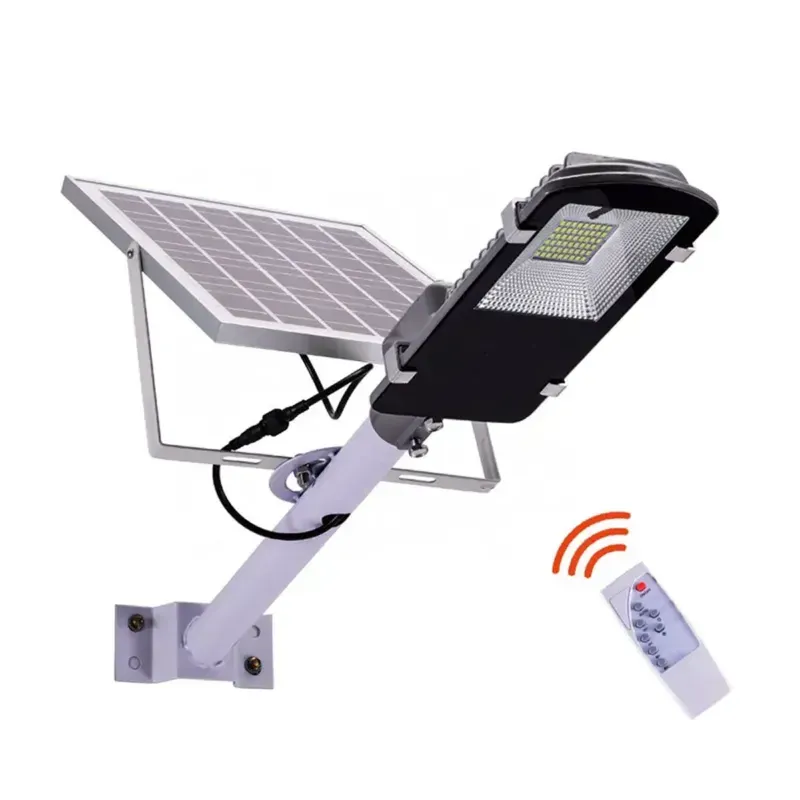 120 W Semi Solar Street Light With External Solar Panel an Ideal Solution for Outdoor Lighting Needs