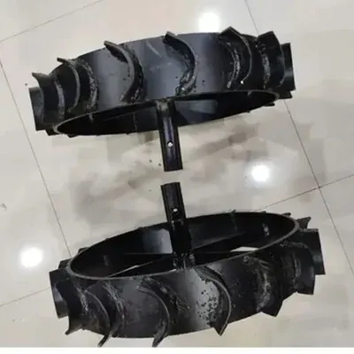 Mild Steel 2 Pcs of 12 Inch Iron Wheel for 5 to 9 HP Diesel Power Tiller