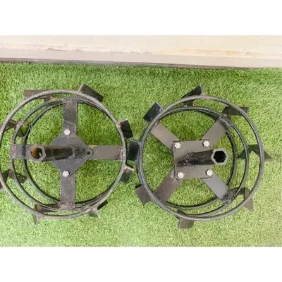 12 Inch Special Iron Wheel With Tyre Holder For 5 to 9 HP Petrol Power Weeder / Tiller
