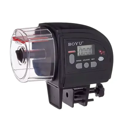 BOYU ZW-82 Automatic Fish Food Dispenser, Smart Timer with LCD Display