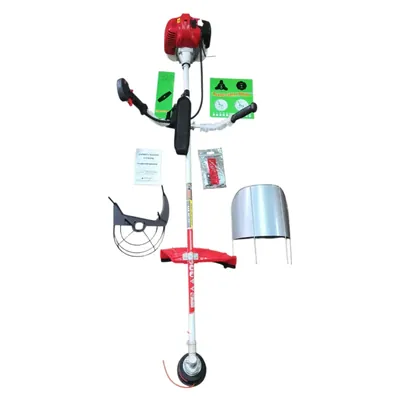Benson BAE-BC-52, Heavy Duty 2 Stroke 52 CC Sidepack Brush Cutter / Grass Cutting Machine For Agriculture And Gardening