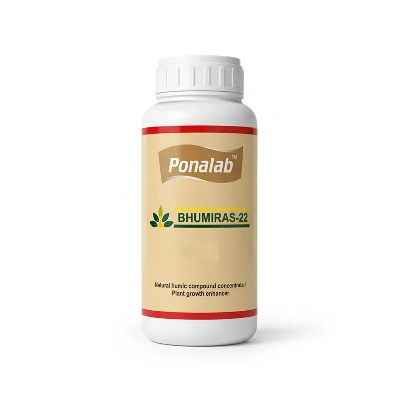 PONALAB Bhumiras 22, 5 Litre Plant Growth Promoter 12% Active Peat Derived Natural Humic Acid Liquid for Root & Soil Conditioning