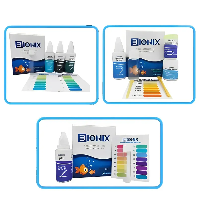 Bionix PH Ammonia Oxygen Combo Test Kit for Freshwater (Ammonia 150 + Oxygen 100 + pH 250 Test)