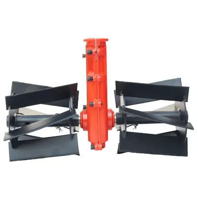 Soilcart 15 Inch Heavy Duty Cross Blade Weeder Attachment, 26 mm 9 Spline for Petrol Brush Cutter