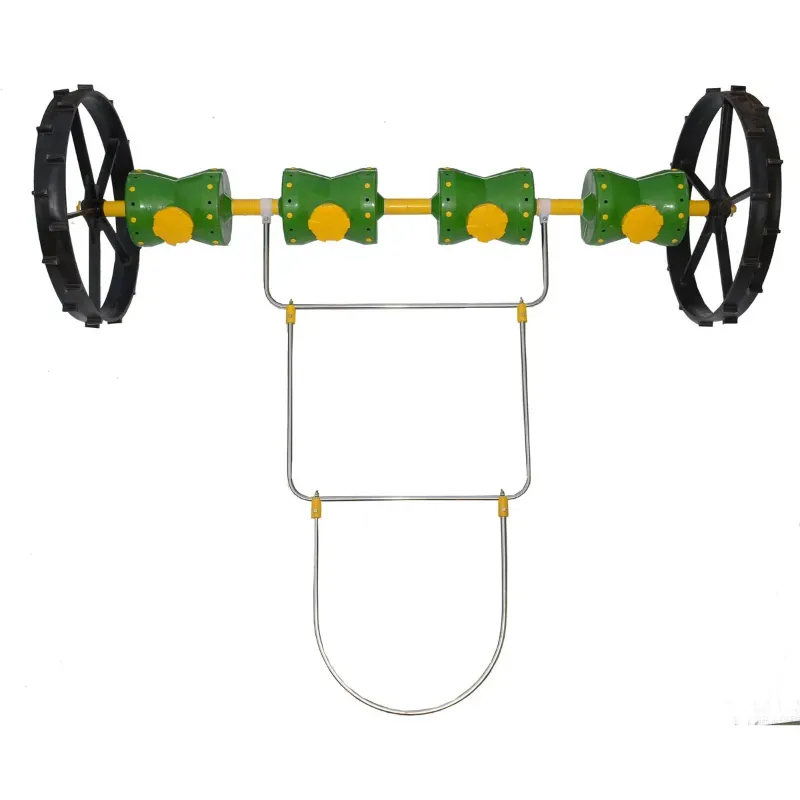 KSNM 8-Row Paddy Drum Seeder 25 x 25 cm Manual Seeder for Fast & Efficient Rice Field Planting