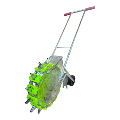 Benson Agriculture Manual Seeder: 12-Teeth Heavy-Duty Hand Push Seed Sower for Versatile Crop Planting.