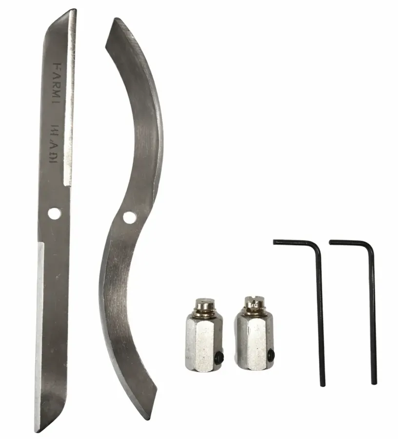 Farmio Grass Cutting Blades & Shaft Connectors for Farmio Grass Cutter (Pack of 2)