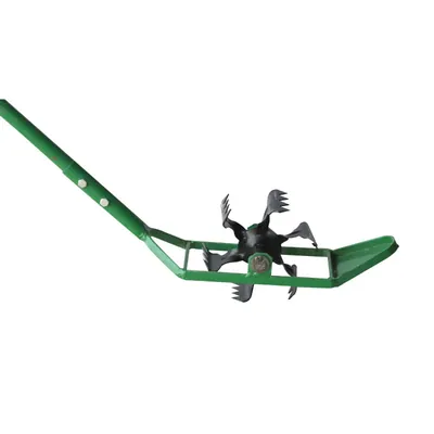 KSNM Manual Finger Paddy Weeder Durable Weed Remover Tool for Farming & Agriculture, Height 135 cm, 43 cm