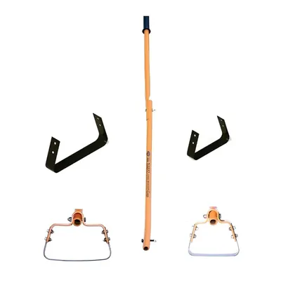 Mahan GHH-1.68, 6 Inch & 8 Inch Blade Gardening Hoes, Manual Weeder, Hand Weeder With 4.3 ft Handle