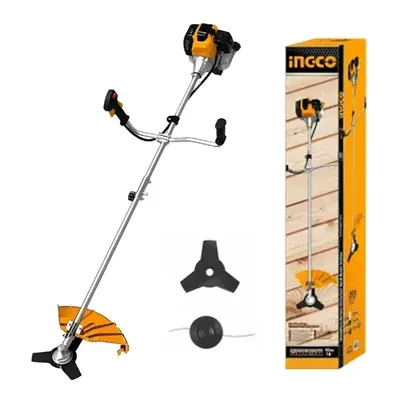 INGCO GBC5434421, 1.25 kW 42.7 CC Gasoline Grass Trimmer and Brush Cutter