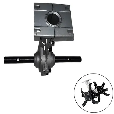 ZEYANG Gear Shaft Assembly for Brush Cutter Tiller Attachment (Size-26 mm shaft)