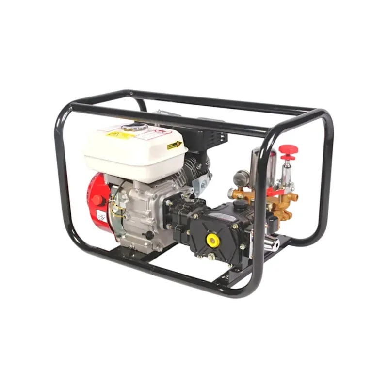 GT Shakti HTP Pump with 7 HP Petrol Engine For Agricultural Spraying