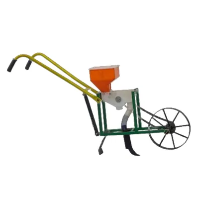 Parasmani Agritech Heavy Duty Hand Operated Seed Drill Machine, 12 Inch Blade, Single Row