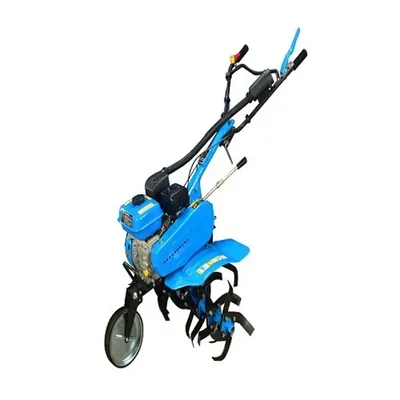 E Agro 7 HP 208 CC Belt Drive Petrol Power Weeder G-105, 4 Stroke Tiller with 24 Blades