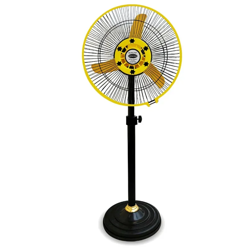 ALFALITE 24 W DC Solar Pedestal Fan, 12 Inch Sweep & Adjustable Height