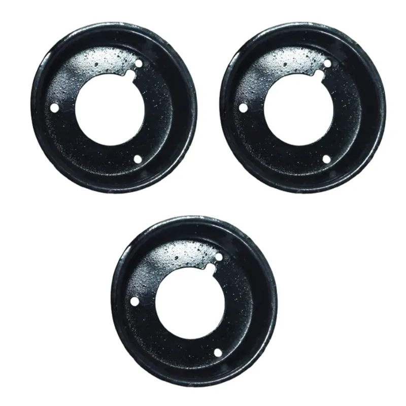 KisanKraft 2 (Pack of 3) Hole Cup / Grass Guard (Metal) For 2 Stroke KK-BC-555 / 7640 / 8640 Brush Cutters