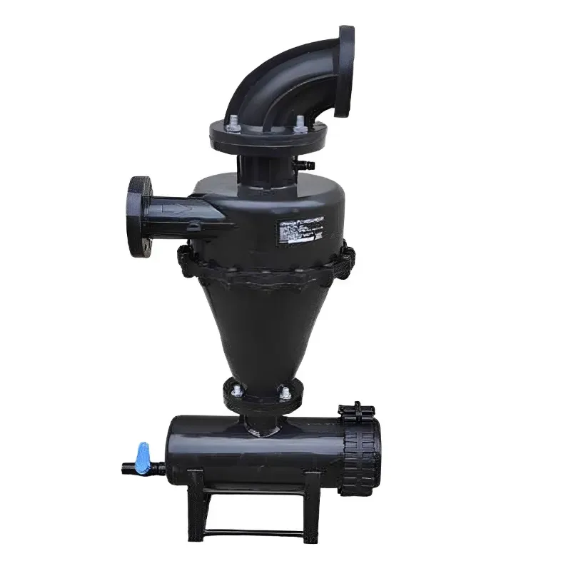 Automat Hydrocyclone Filter with Flenge End Bend(30 m3/hr), Ideal For Filtering Solid Particles In Irrigation System (Size-2 Inch)