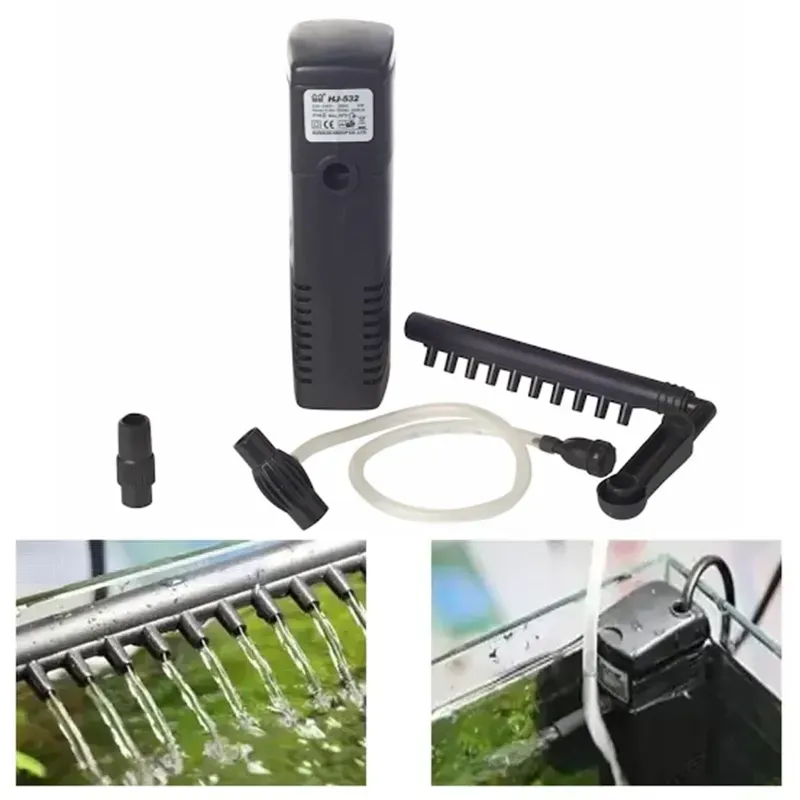 Sunsun HJ-532 Aquarium Internal Power filter Power for Freshwater & Saltwater Aquarium