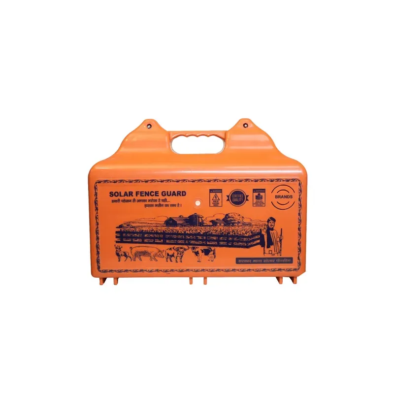 Khetpal 12KV Solar Zatka Machine for 40 Acre Area with Siren, Cables and Battery Connectors