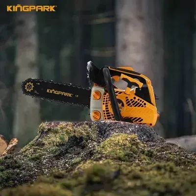 KINGPARK KP-350, Mini Handy 12 Inch 25.4 CC Petrol Chainsaw, Wood Cutting Machine
